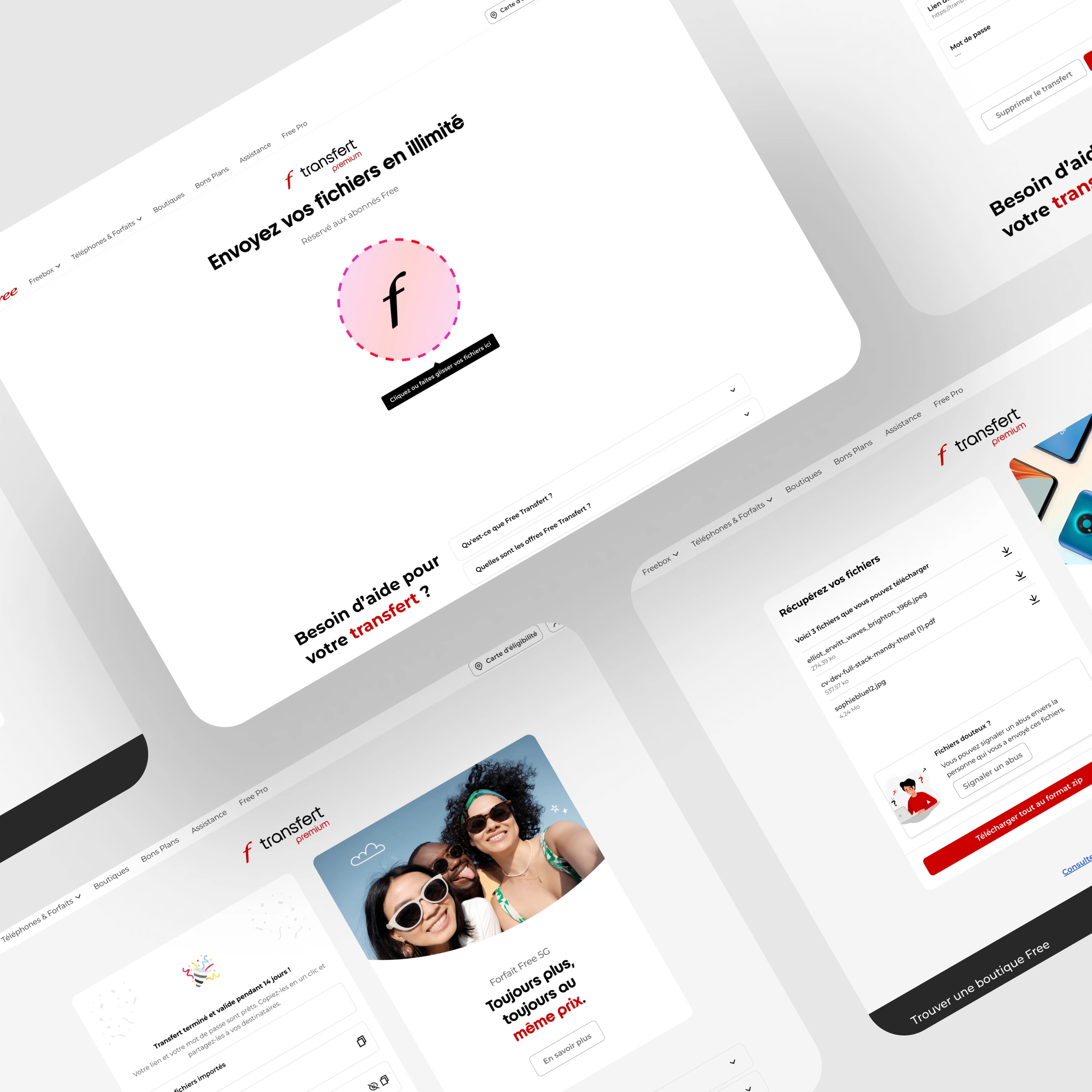 screenshot-Free Transfert